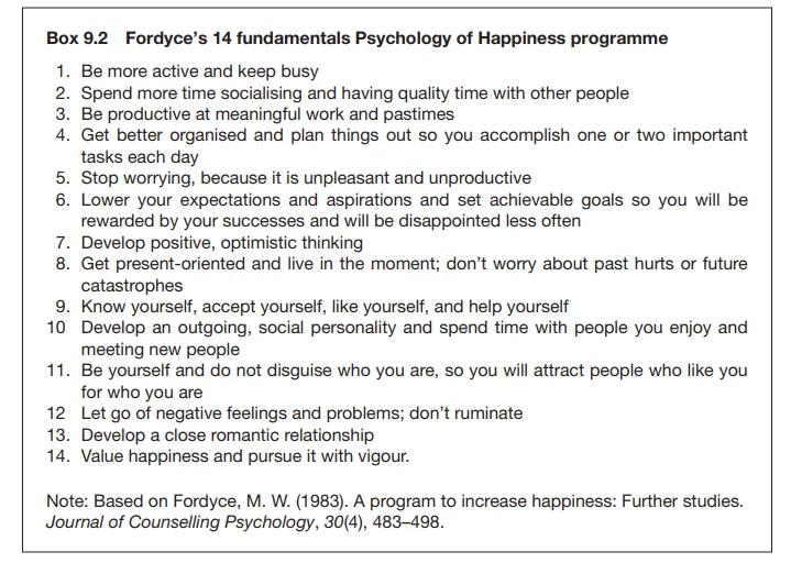 positive psychology interventions