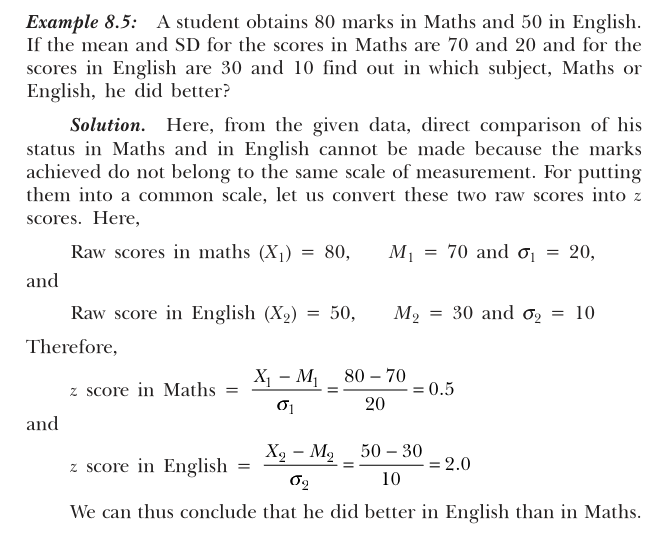 Calculating Z Score