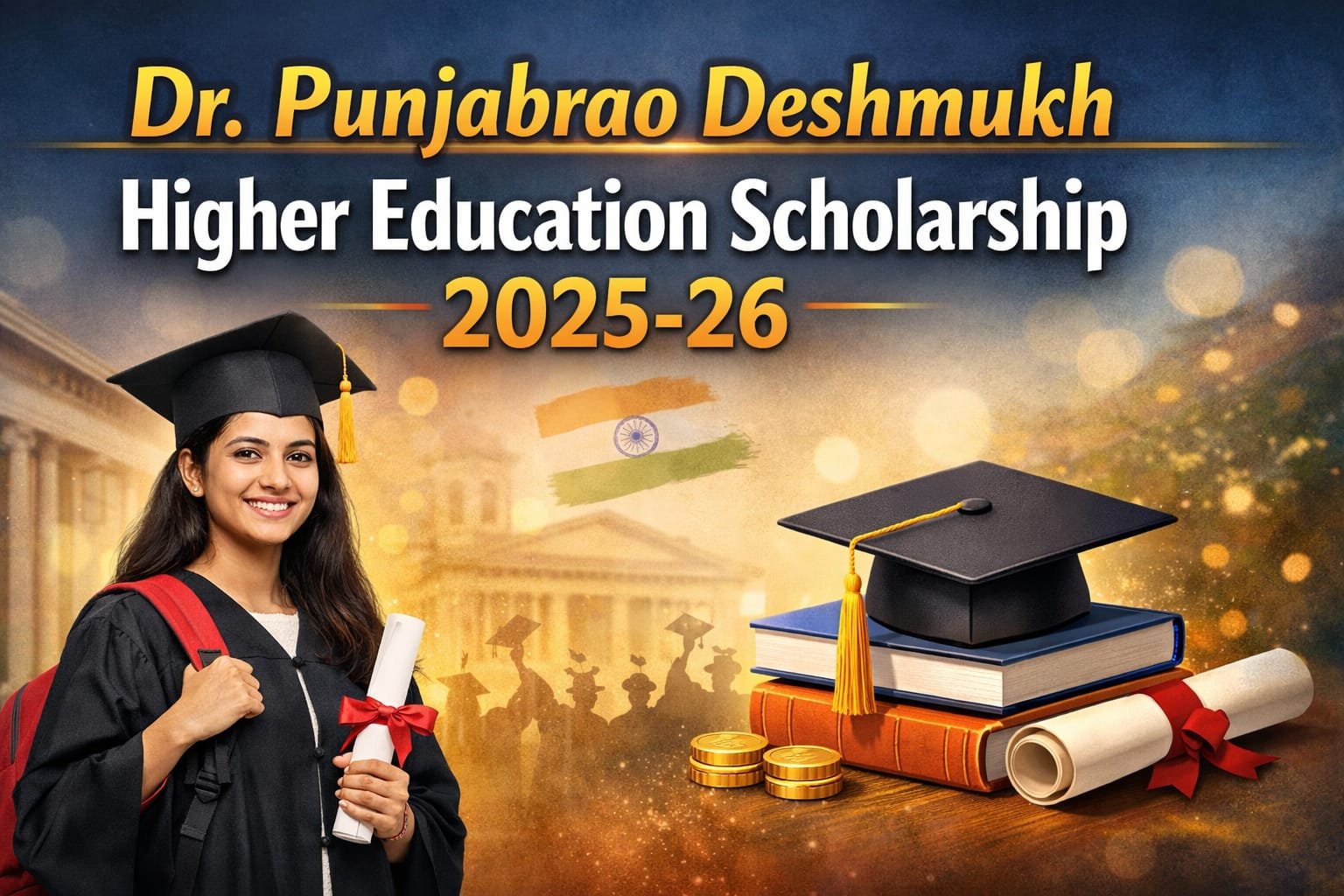 Dr. Punjabrao Deshmukh Higher Education Scholarship 2025-26