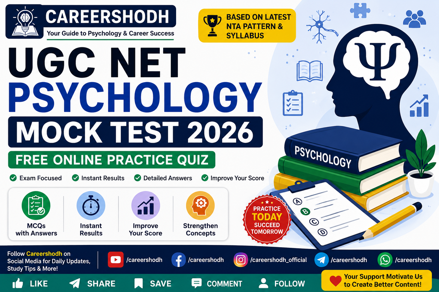 ugc net psychology mock test